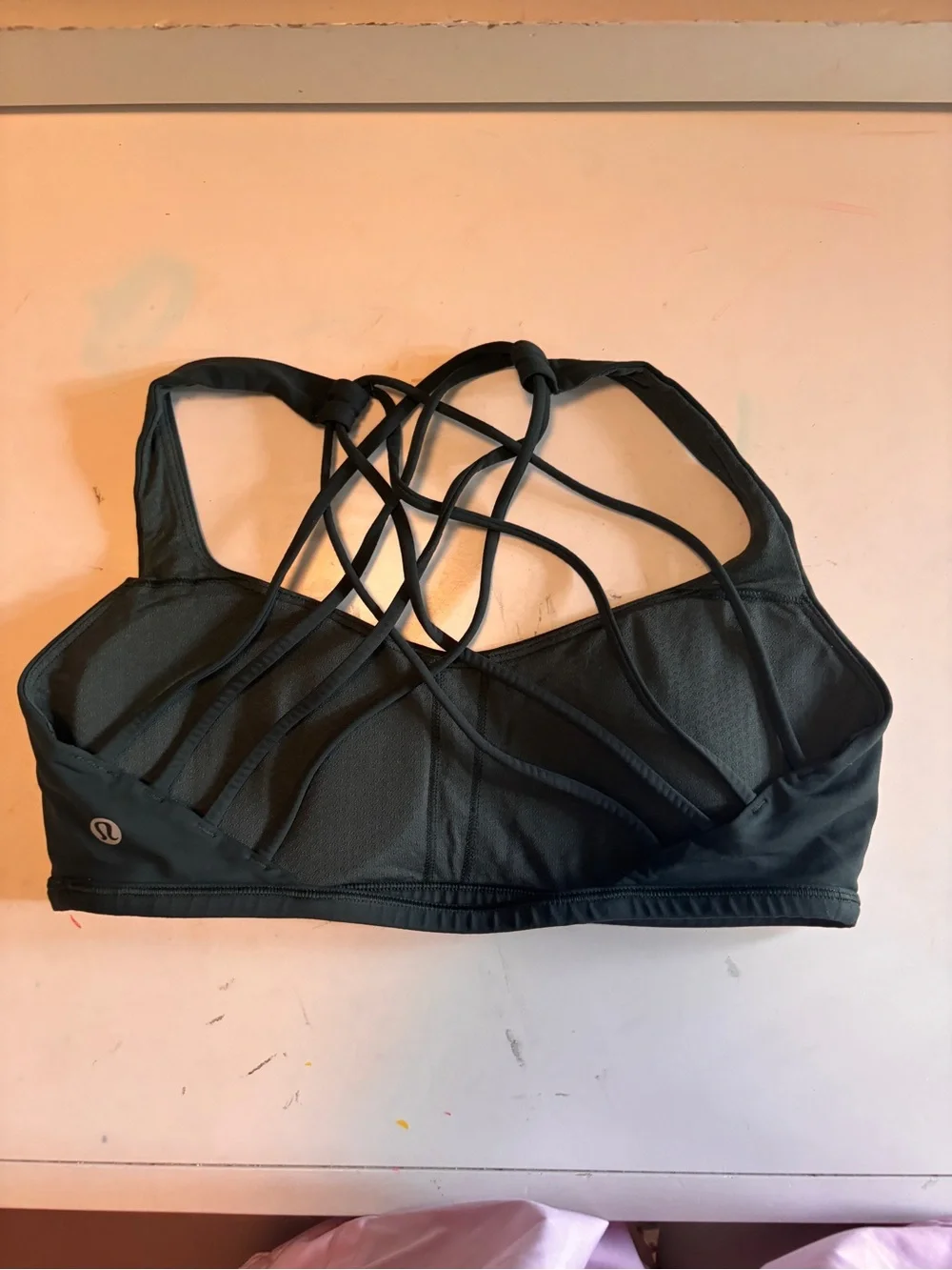 Lululemon Free to Be Bra in Dark Forest